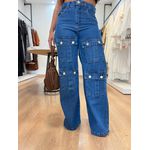 Calça Cargo Jeans 