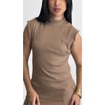 Vestido Muscle Tee Marrom 