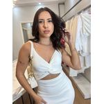 Vestido Beatriz Canelado Off 