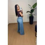 Calça Maxi Flare Jeans 
