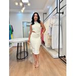 Vestido Nicole Creme