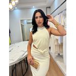 Vestido Nicole Creme