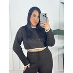 Conjunto Tricot Jolie Marrom