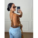 Bata de Renda Marrom