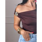 Blusa Liz Marrom