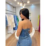 Blusa Jeans Lavegem Escuro 