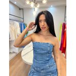 Blusa Jeans Lavegem Escuro 