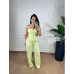 Conjunto Valentina Amarelo Manteiga