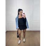 Short Saia Cris Preto
