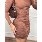 Vestido Chiara Marrom