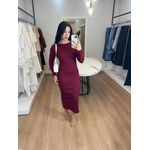 Vestido Suzy Marsala