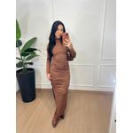 Vestido Chloe Marrom