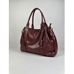 Bolsa Rose Couro Cabernet