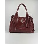 Bolsa Rose Couro Cabernet