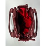 Bolsa Rose Couro Cabernet