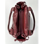 Bolsa Rose Couro Cabernet