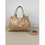 Bolsa Rose Couro Nude