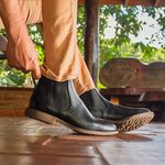 Botina Masculina Chelsea Vicent Floater Black