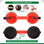 Ventosa Dupla Para Piso