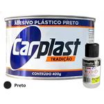 Massa Plástica Adesiva Preta com Catalisador - 400g