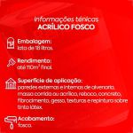 Tinta Latex 18l Branco Fosco