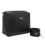 Bolsa Feminina Lorena Rodrigues Lançamento Preto Vermelho