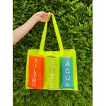Bolsa Praia Silicone 3 Bolsos Neon
