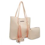 Bolsa Sacola Lr + Nécessaire - Bege