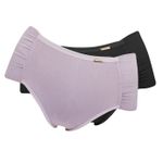 KIT DUETS CALCINHA PLUS BOMBOM ROSA RETRO/PRETO