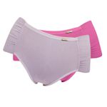 KIT DUETS CALCINHA PLUS BOMBOM ROSA RETRO/ FLORATTA