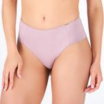 CALCINHA ALTA FIO DENTAL ROSA RETRO