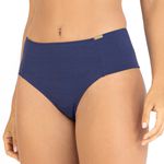 CALCINHA ALTA FIO DENTAL AZUL SIDERAL