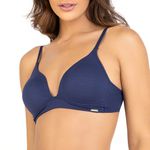 SUTIÃ COM BOJO TRIANGULO AZUL SIDERAL