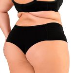 CALCINHA PLUS BOMBOM FIO DENTAL PRETO