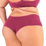 CALCINHA PLUS BOMBOM FIO DENTAL FLORATA