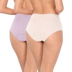 KIT CALCINHA CLASSIC 100% ALGODÃO NUDE/ROSA RETRO