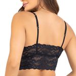 SUTIÃ TOP TRIANGULO SEM BOJO PRETO