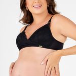 SUTIÃ AMAMENTAÇÃO COM BOJO PRETO