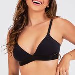 SUTIÃ TOP TRIANGULO PRETO