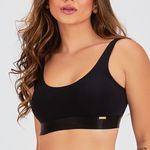 SUTIÃ TOP REGATA PRETO