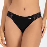 CALCINHA LASER FIO DENTAL PRETO