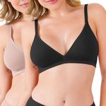 KIT DUO SUTIÃ LIGHT PRETO/CHOCOLATE