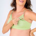 SUTIÃ AMAMENTAÇÃO MOLDADO COM BOJO REMOVIVEL PISTACHE