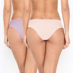 Kit Calcinha Laterais Confort 100%algodÃo Nude/rosa Retro