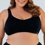 SUTIÃ PLUS TOP MOLDADO PRETO