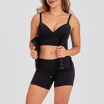 BERMUDA ABDOMINAL REDUTORA BIO SHAPE PRETO