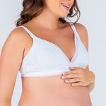 SUTIÃ AMAMENTAÇÃO MOLDADO COM BOJO REMOVIVEL BRANCO