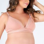 SUTIÃ AMAMENTAÇÃO MOLDADO COM BOJO REMOVIVEL CARAMELO