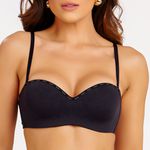 SUTIÃ BUSTIÊ PRETO