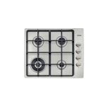 COOKTOP INOX SQUARE 4GX TRI 60